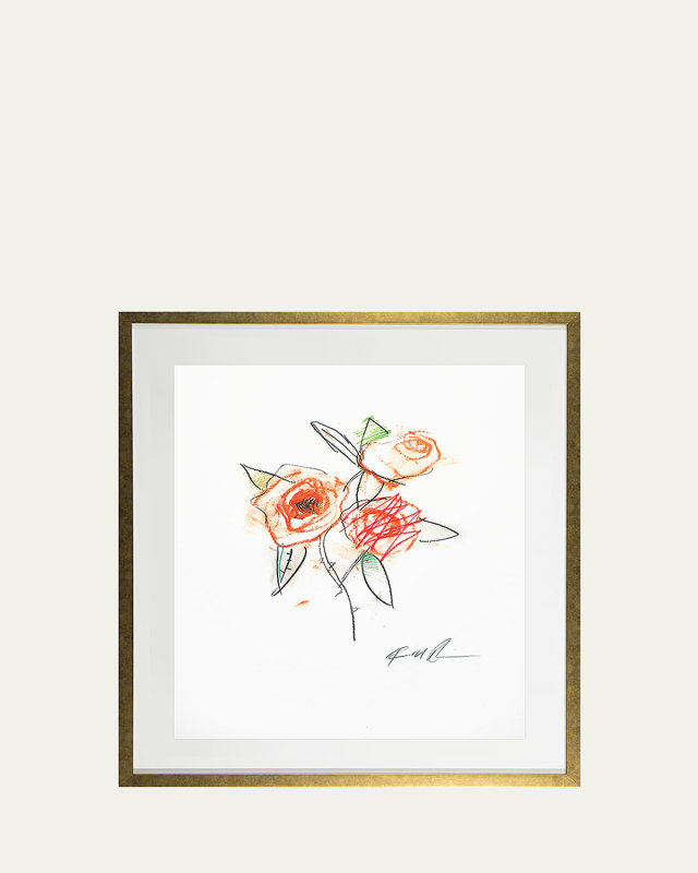 "Orange Rose - Flower 6" Giclee by Robert Robinson